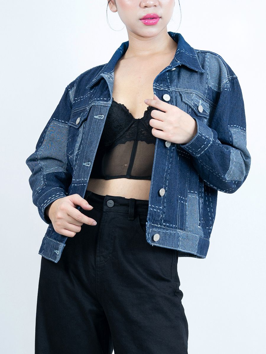 Áo khoác nữ jeans MESSIJEANS WJB0332