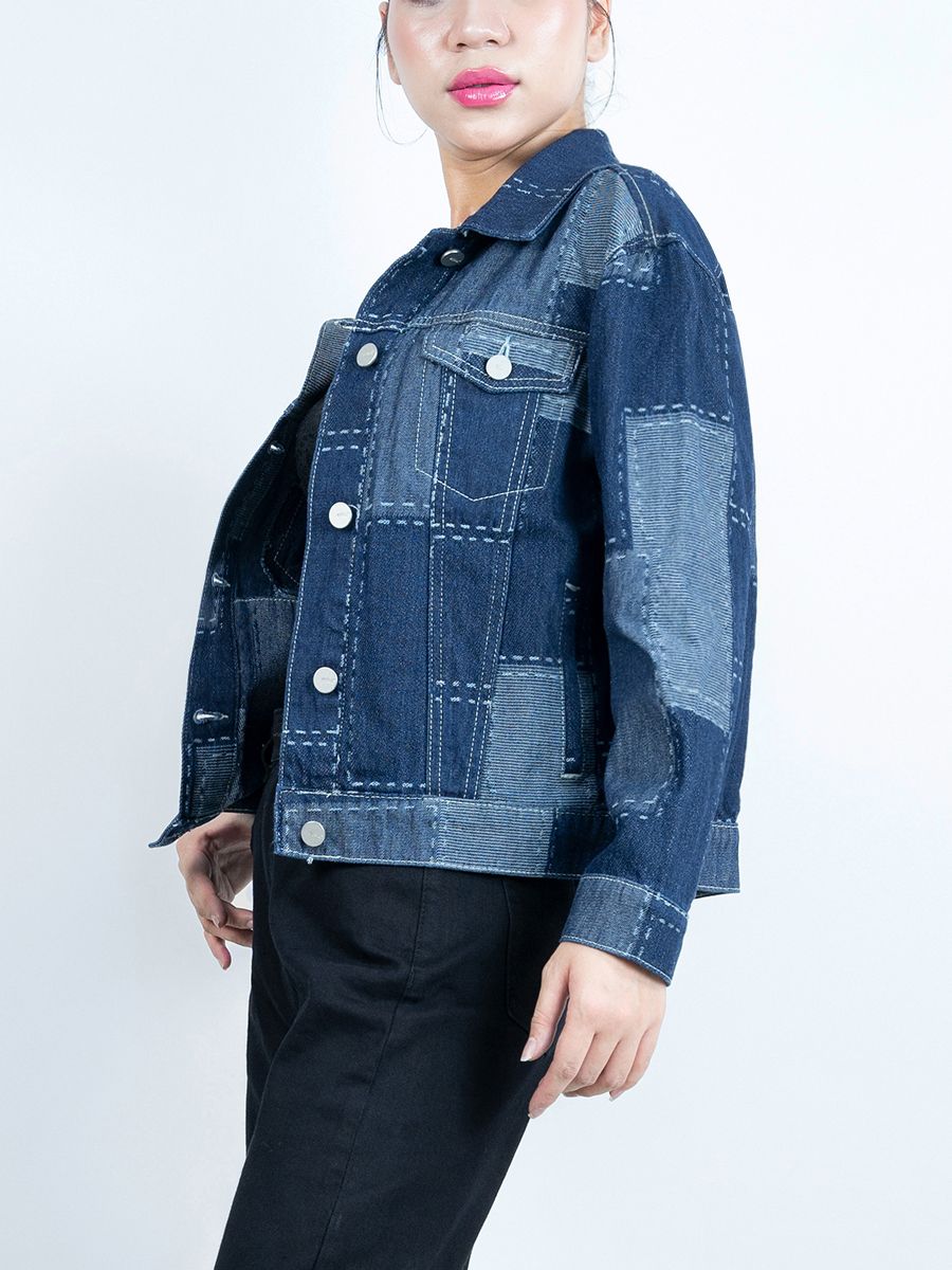 Áo khoác nữ jeans MESSIJEANS WJB0332