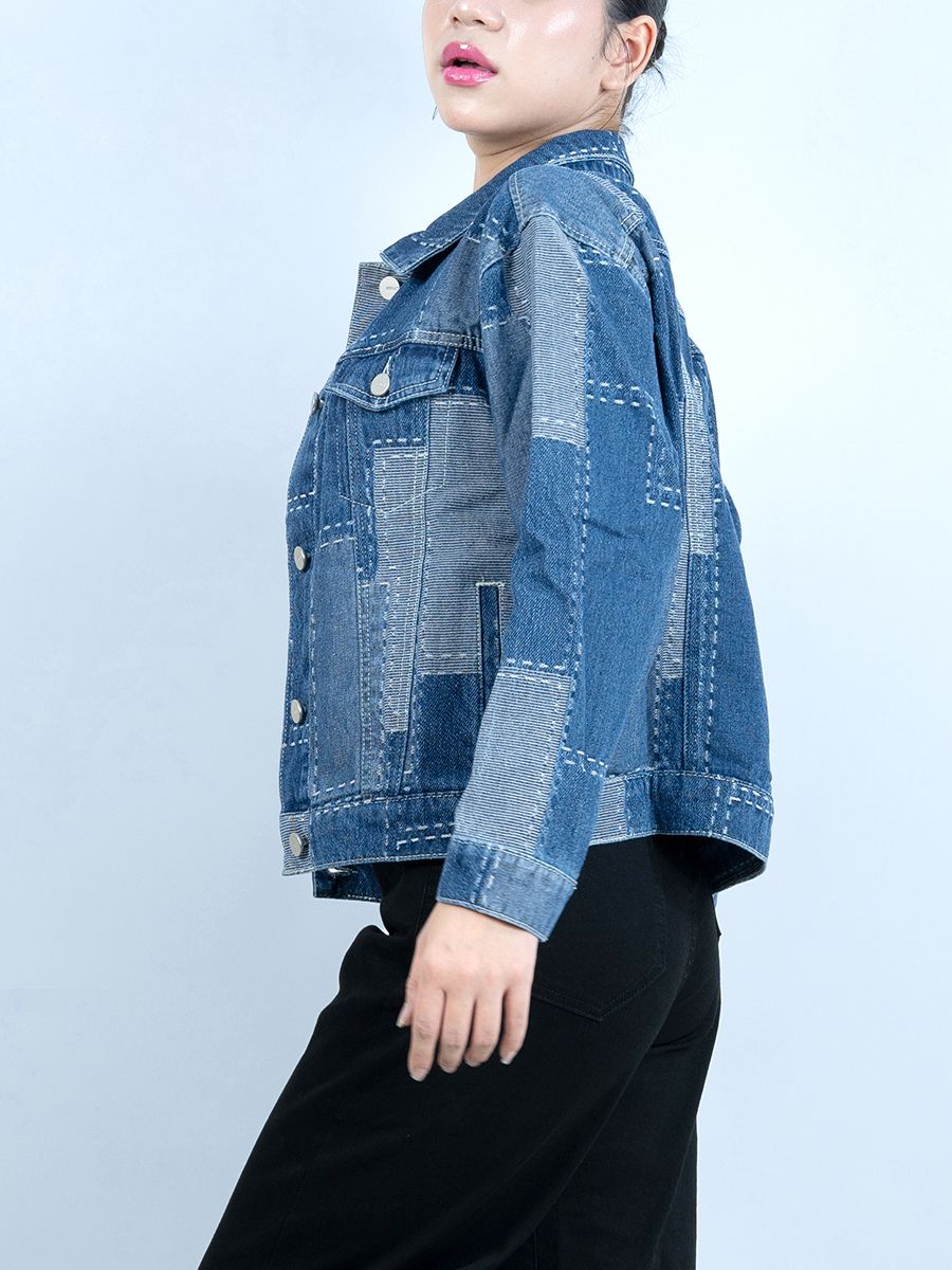Áo khoác nữ jeans MESSIJEANS WJB0332