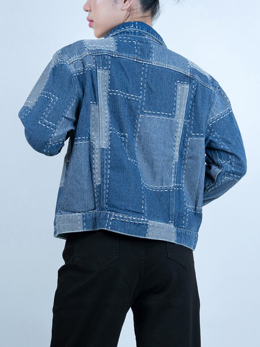 Áo khoác nữ jeans MESSIJEANS WJB0332