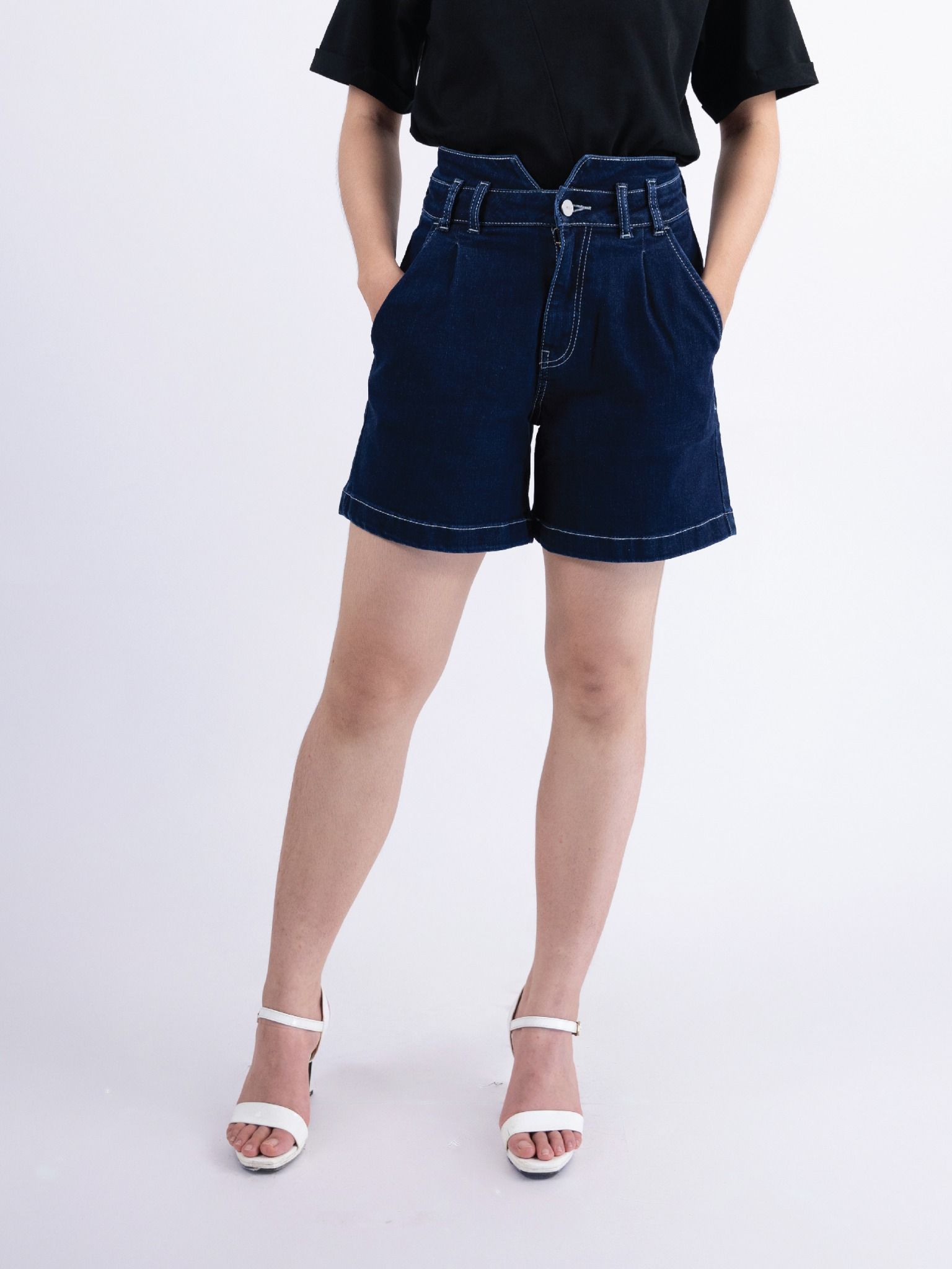 Quần nữ short jeans WJB0340-40 (Tailor)