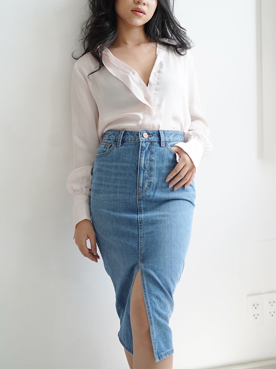 Váy jeans nữ WJF0139-44 (Tailor)