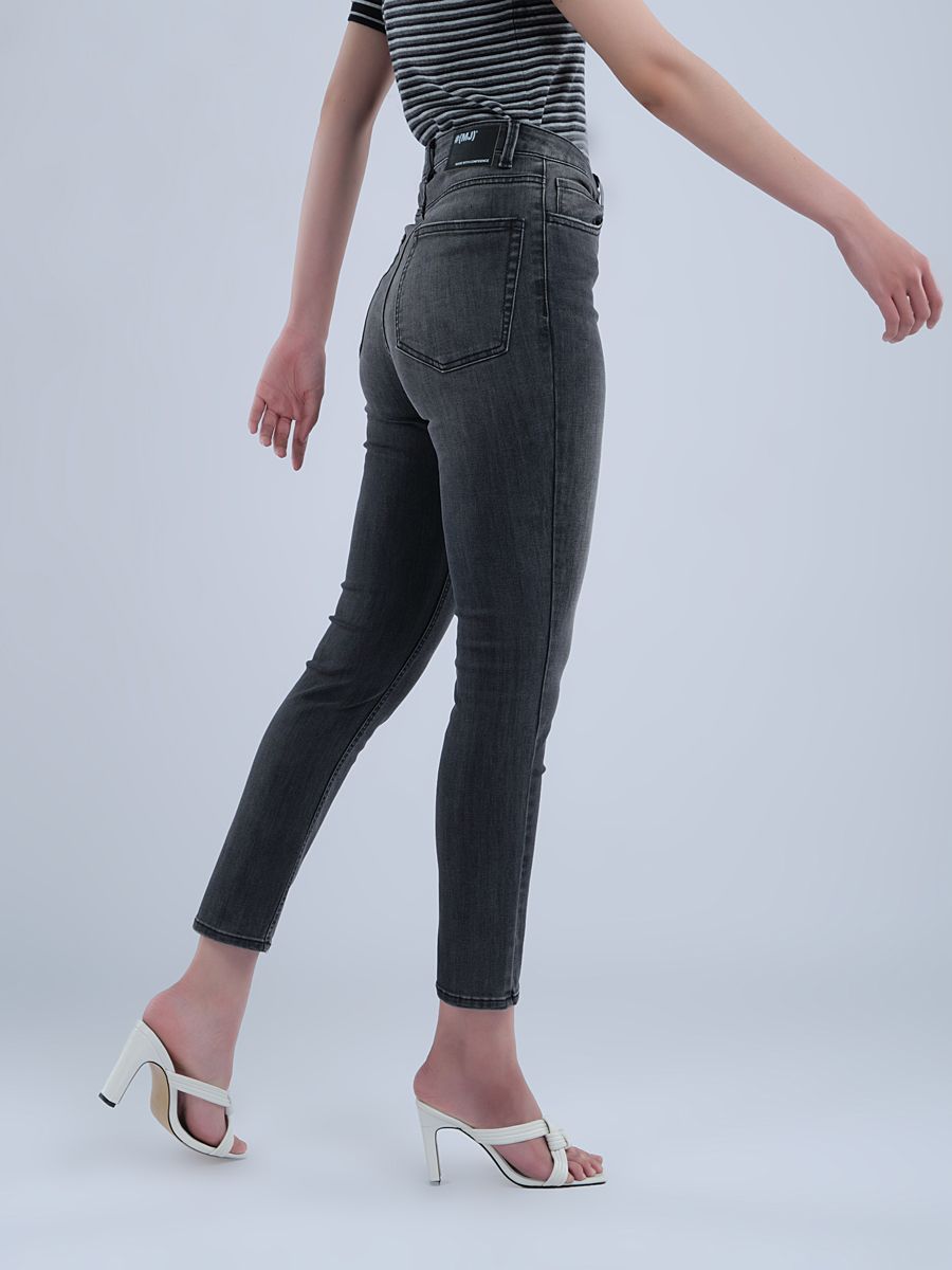 Quần nữ dài jeans 9 tấc WJF0201-75 (High rise slim)