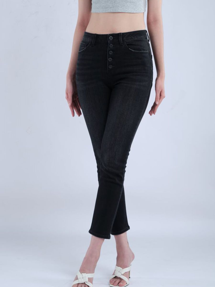 Quần nữ dài jeans 9 tấc WJF0201-79 (High rise slim)