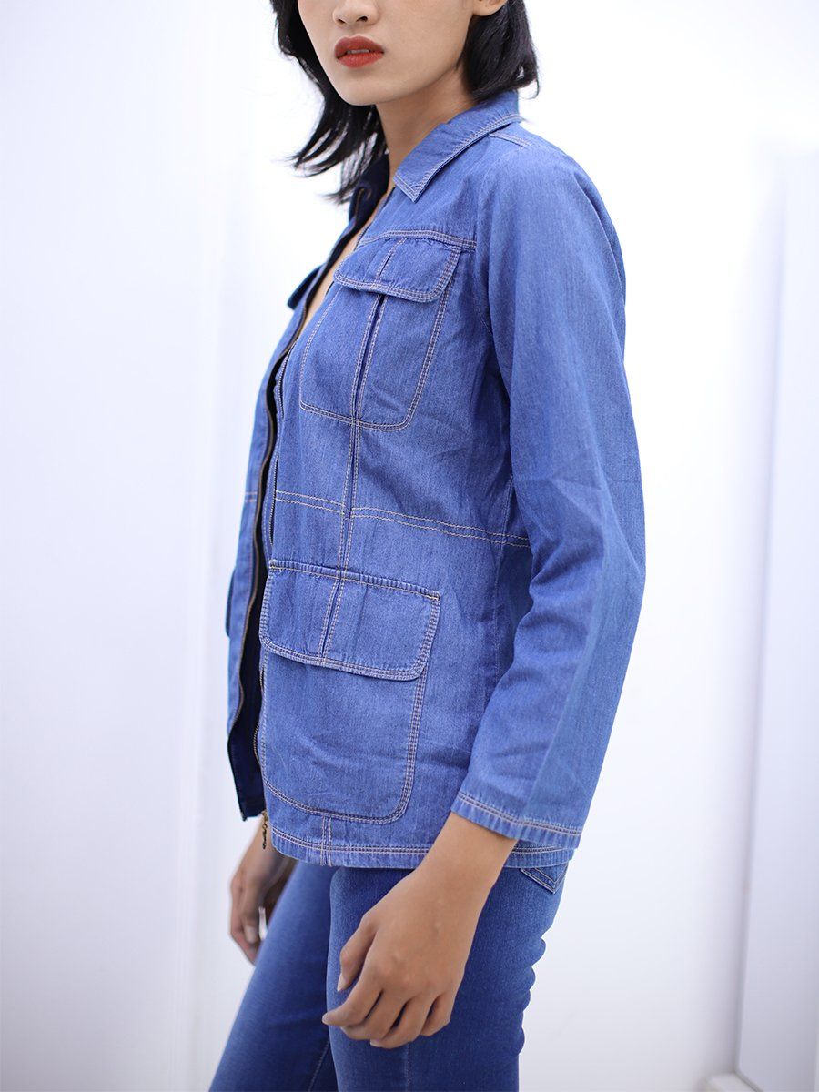 Áo khoác nữ jeans WJF0219-42 (Tailor)