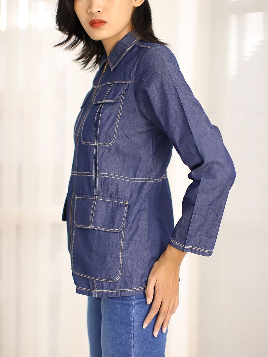 Áo khoác nữ jeans WJF0219-48 (Tailor)