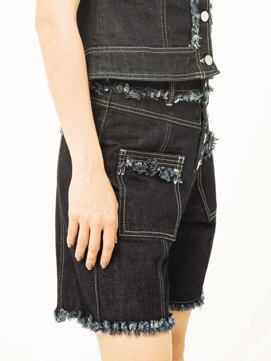 Quần short jeans nữ thời trang MESSI WJT0173-40 (Tailor)