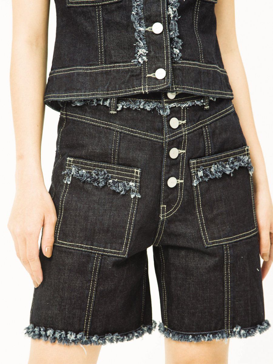 Quần short jeans nữ thời trang MESSI WJT0173-40 (Tailor)