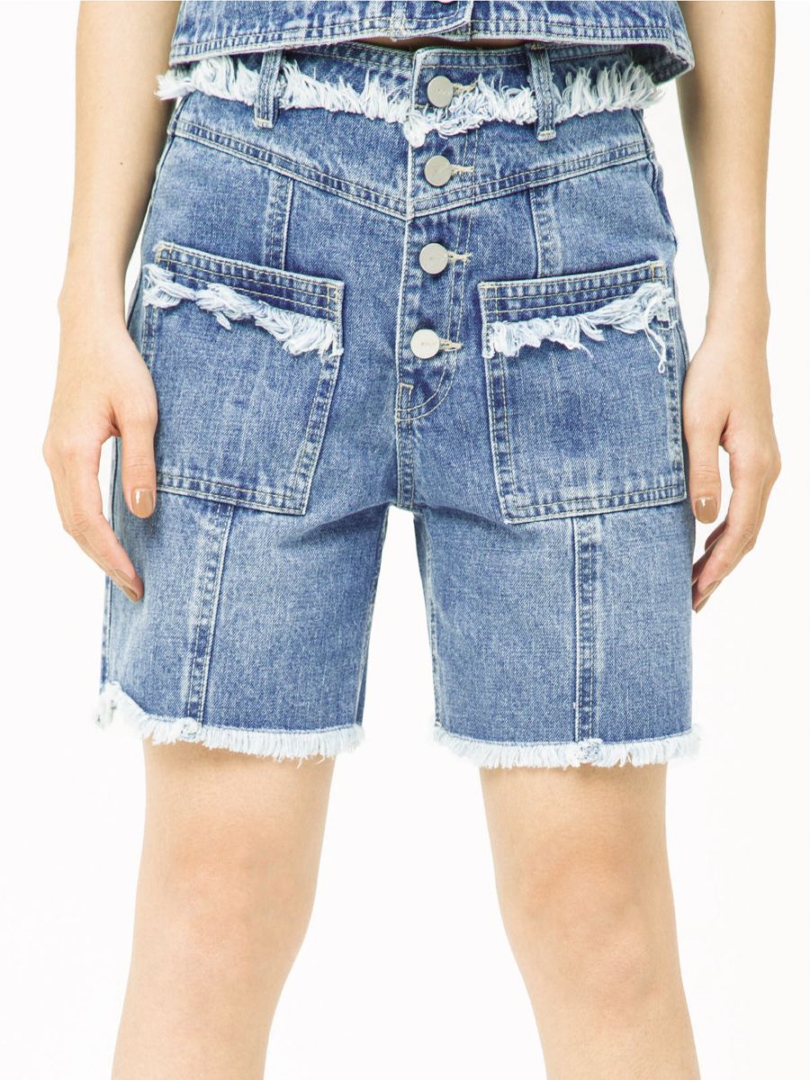 Quần short jeans nữ thời trang MESSI WJT0173-40 (Tailor)