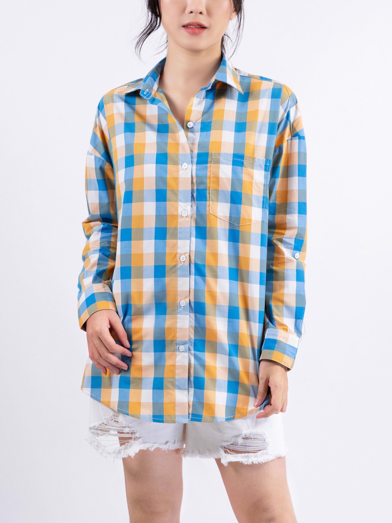 Áo sơ mi nữ dài tay WSB0298-91 (Tailor)