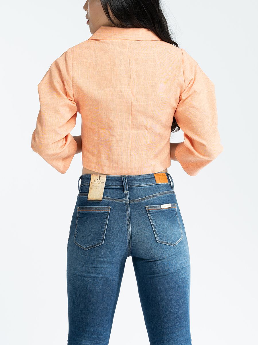 Áo khoác croptop nữ thời trang MESSI WSF0184 (Tailor)