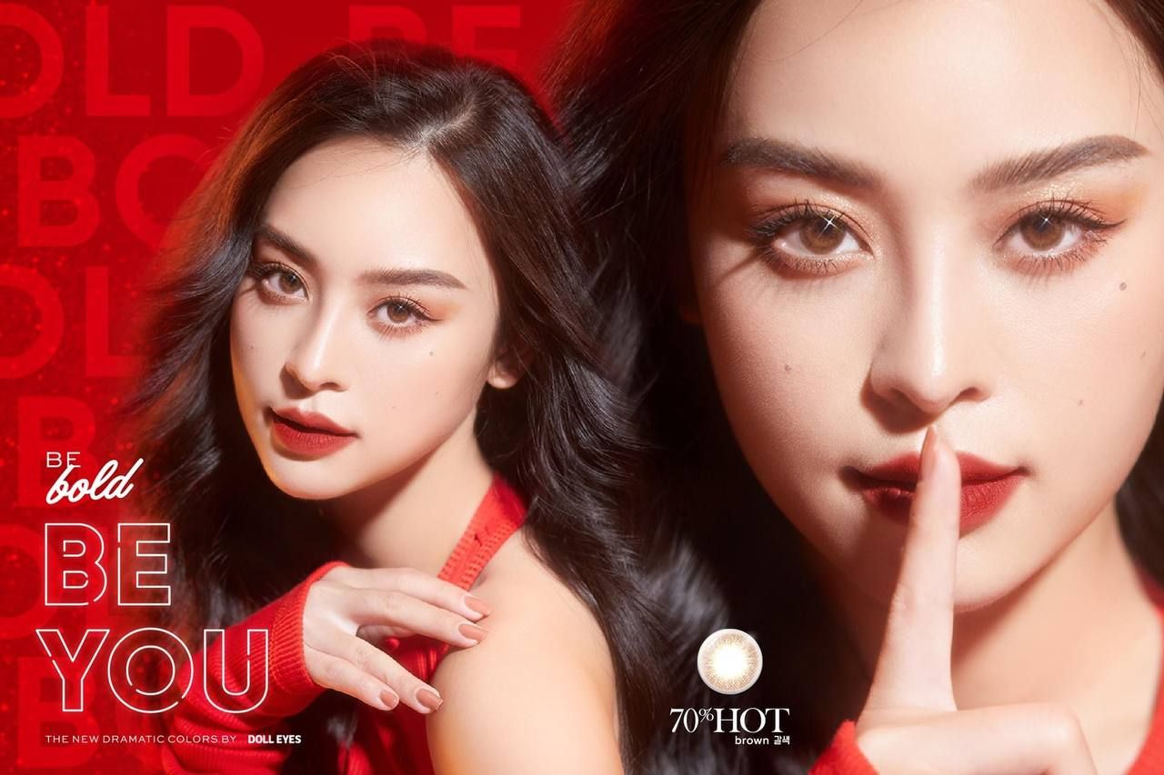 Kính áp tròng DOLL EYES 70% Hot 14,2mm - Be You Collection