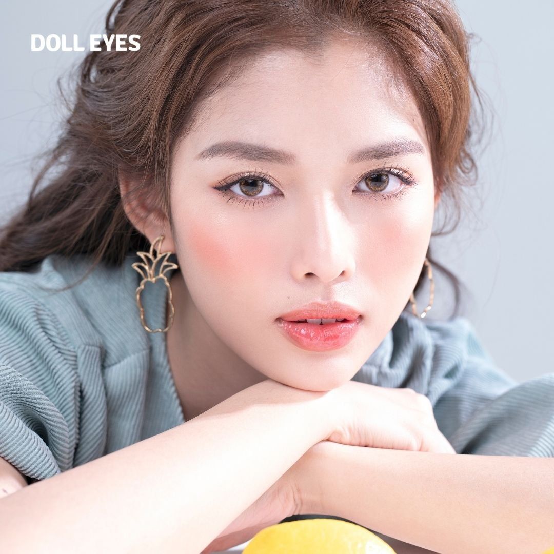 Kính áp tròng DOLL EYES Jenith Brown 14.2 mm - Fall In Love Collection