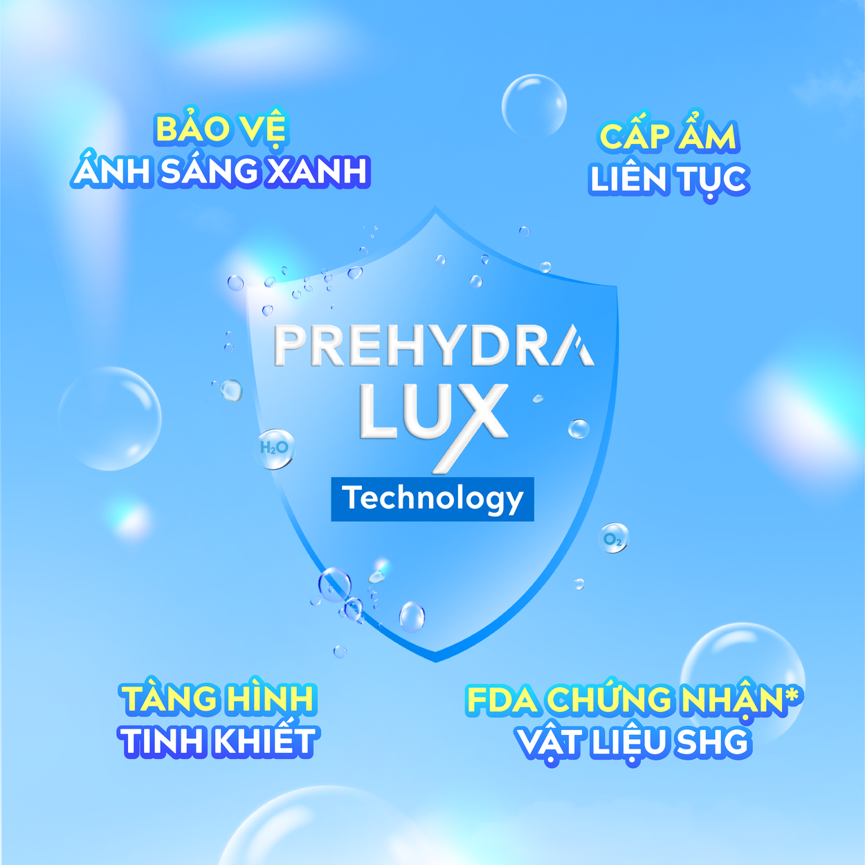 Lens trong veo tinh khiết BOLDAX cho phái đẹp