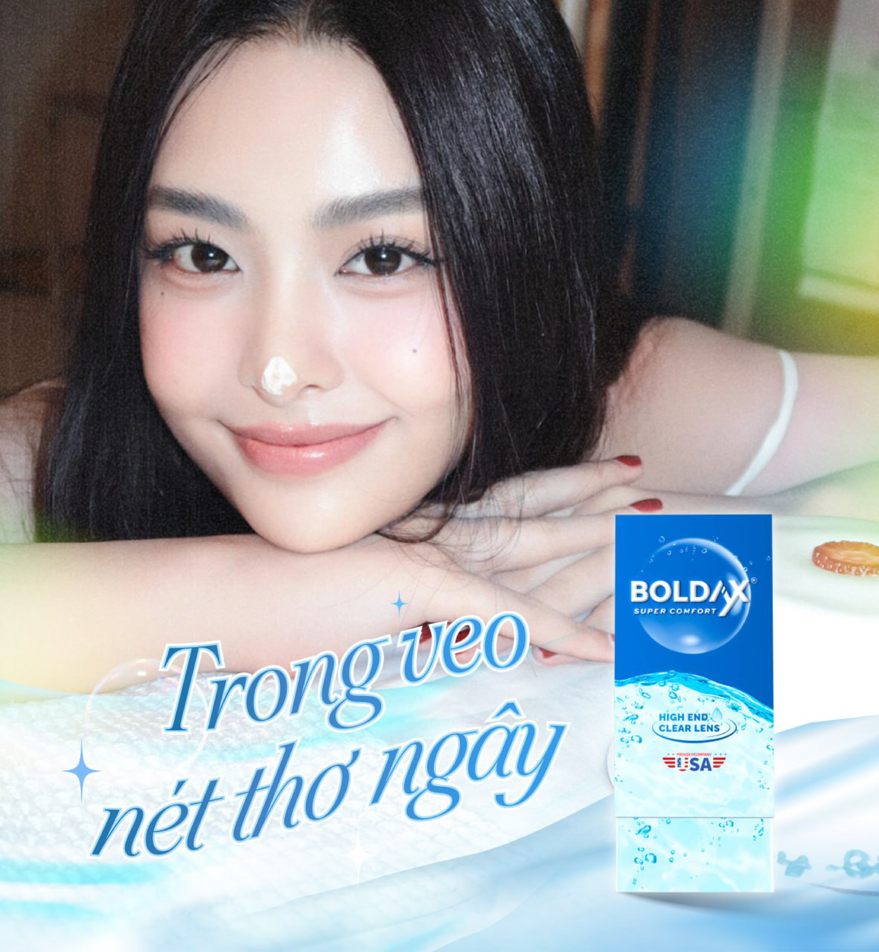 Lens trong veo tinh khiết BOLDAX cho phái đẹp