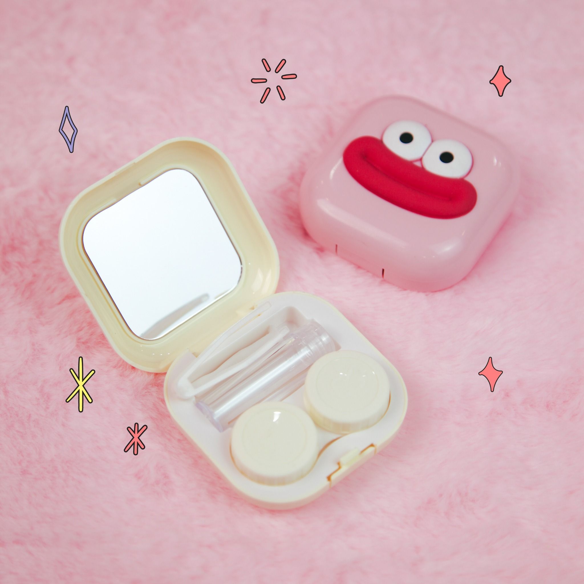 Luxury Lens DOLL EYES - Box vuông mặt cười
