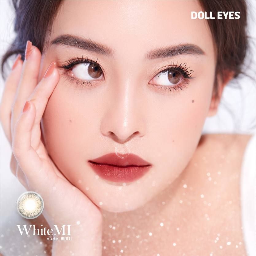 Kính áp tròng DOLL EYES White Mi 14,2mm - Be You