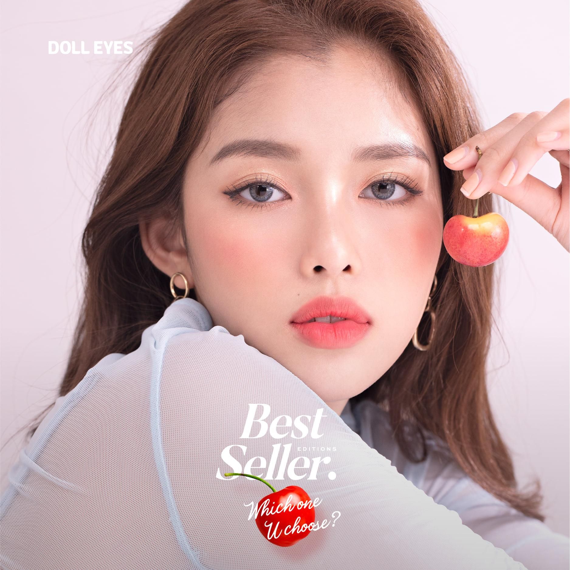 Kính áp tròng DOLL EYES Jessica Silver 14,2mm - Limited Edition
