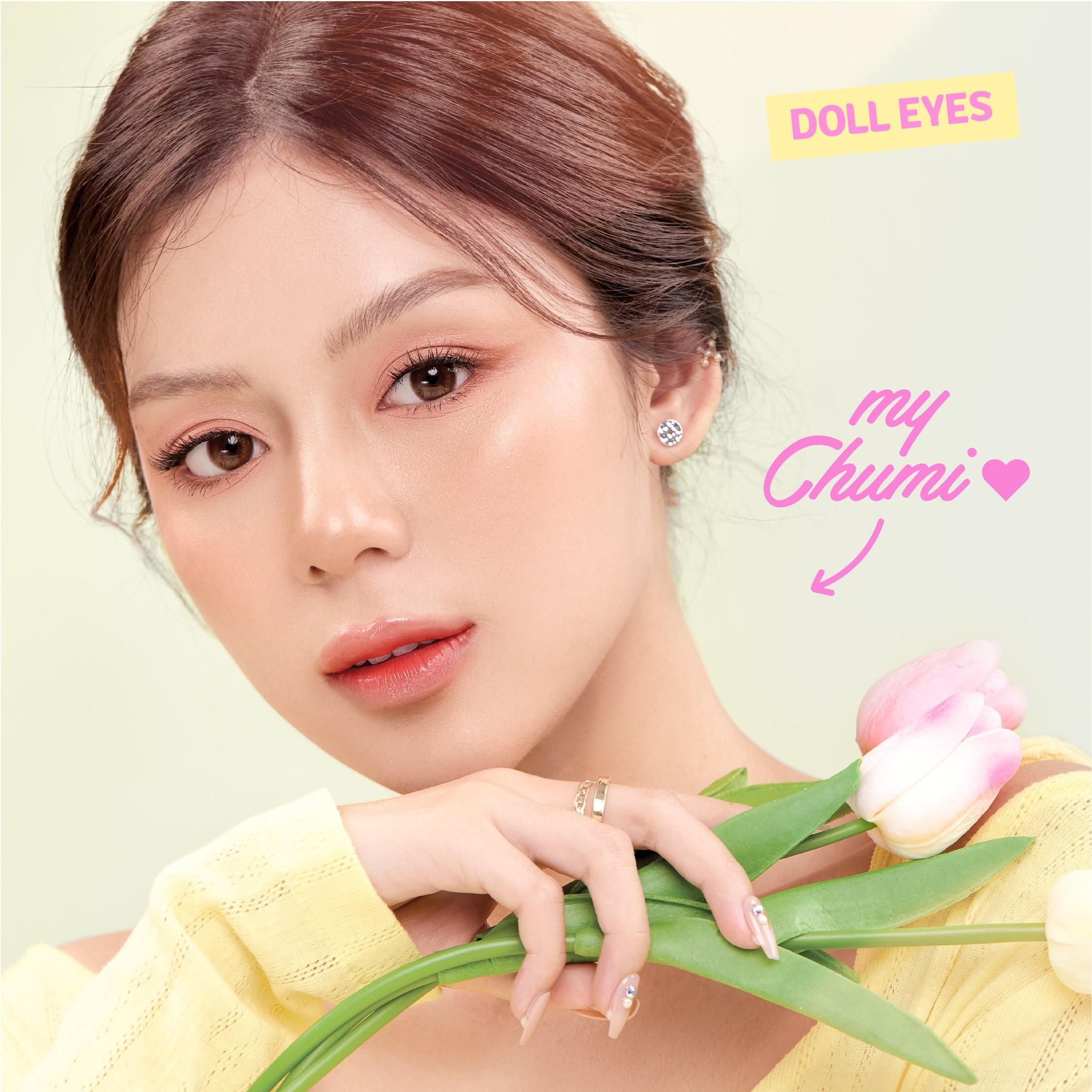 Kính áp tròng DOLL EYES Chumi 14,2mm - Ready For Love Collection