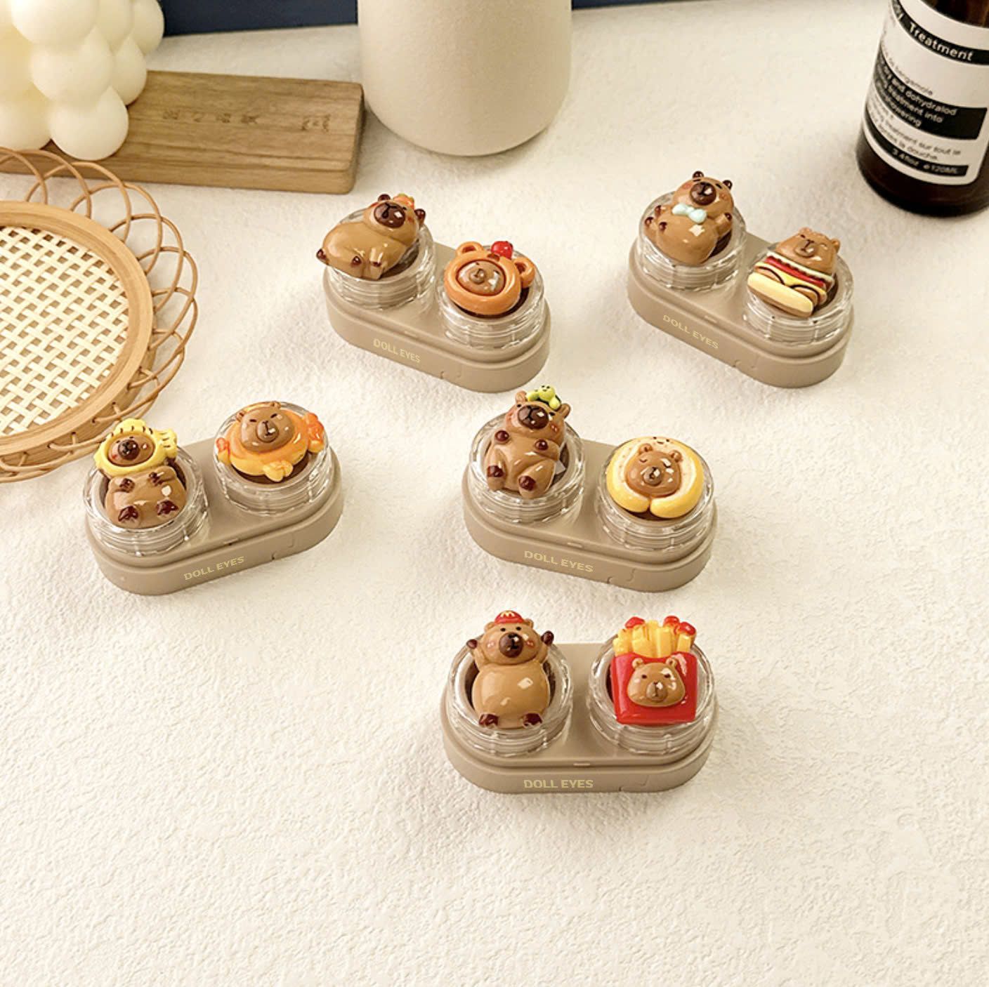 Lens luxury DOLL EYES - Case lens Capybara