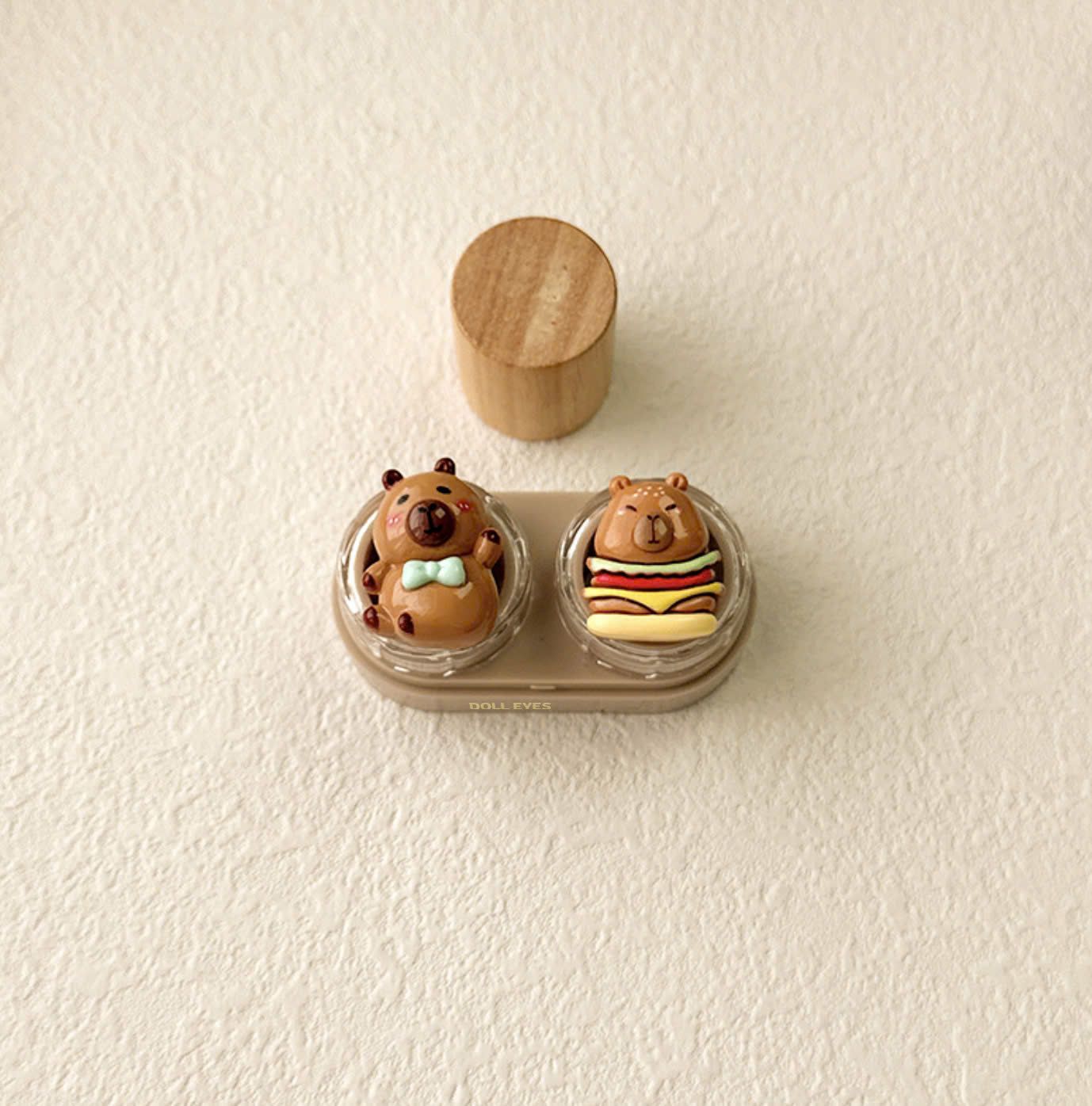 Lens luxury DOLL EYES - Case lens Capybara