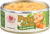  Patê cá hồi sốt phô mai kem - 150g 