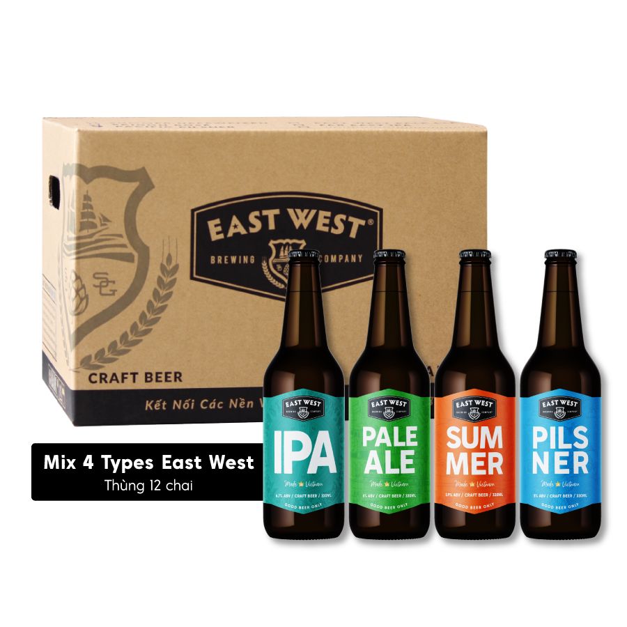 Mix 4 Types East West (Without Rose) - Bottle 330ml