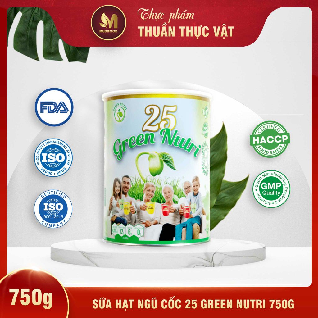 Sữa Hạt 25 Green Nutri - Sữa Hạt Ngũ Cốc Nhập Khẩu Malaysia - Dinh Dưỡng Cho Cả Gia Đình, Ăn Chay, Ăn Kiêng, Lợi Sữa Cho Mẹ Bầu, Sau Sinh, Tăng Cân, Giảm Cân, Healthy, Tốt Cho Tim Mạch (SH)