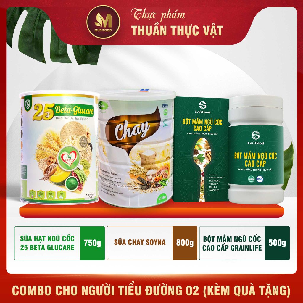 Combo 02 Cho Người Tiểu Đường (Kèm Quà Tặng)