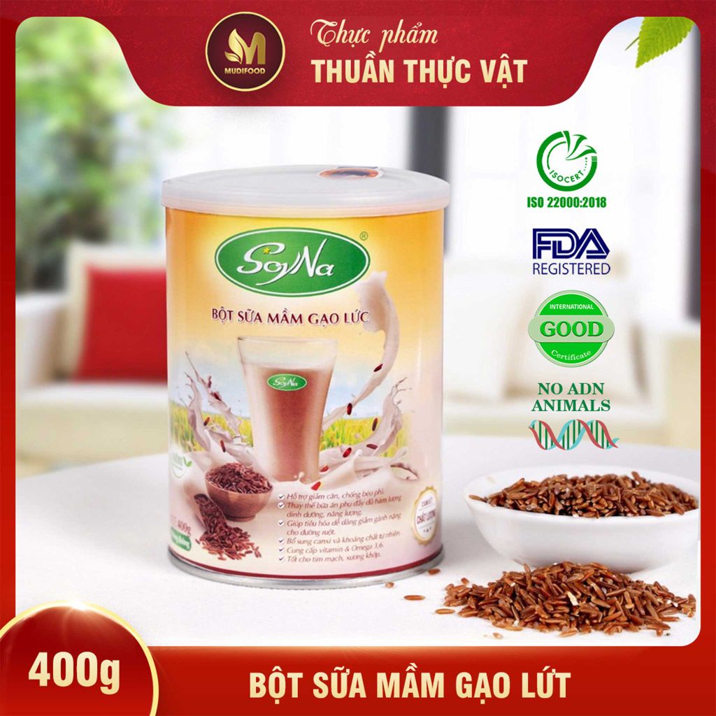 Sữa Mầm Gạo Lứt Soyna - Dinh Dưỡng Cho Người Tiểu Đường, Người Già, Ăn Chay, Ăn Kiêng, Giảm Cân, Eat Clean, Healthy, Tốt Cho Tim Mạch (SH)