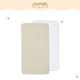 Lót Trải Nệm Cho Bé Sơ Sinh Khang Home - Chất Liệu Vải Sợi Tre An Toàn, Thấm Hút Tốt, Không Thấm Ngược