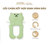 Gối Chặn Chữ U Kết Hợp Định Hình Đầu Cho Trẻ Sơ Sinh Khang Home - 100% Cotton, Êm Ái Cho Bé Ngủ An Toàn
