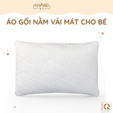 Áo Gối Nằm Vải Mát Cool Fabric Khang Home-Công Nghệ Vải Mát Tản Nhiệt Nhanh, Mát Dịu Tức Thì, An Toàn Cho Bé