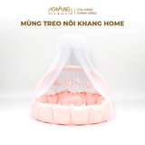 Mùng Treo Nôi Kèm Đế Sắt Tiện Lợi Khang Home