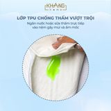 Nệm Cuộn Lót Cũi Mút PU Vải Mát CoolFabric Chần Bông Chống Thấm Khang Home - Gọn Nhẹ, Giải Nhiệt, An Toàn Cho Bé