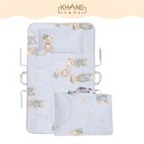  Túi Nệm Cho Bé Đi Học Vải Tencel Khang Home -  Chần Bông Thiên Nhiên Mềm Mát, Nhỏ Gọn, Tiện Lợi, Bé Say Giấc An Toàn Ở M 