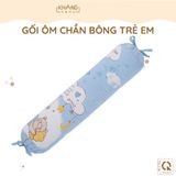  Gối Ôm Trẻ Em Khang Home - Chất Liệu 100% Vải Cotton Thiên Nhiên Thoáng Mát, An Toàn Cho Bé 