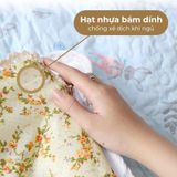 Bộ Nệm Trẻ Em Chần Bông Khang Home BabySafety An Toàn Giấc Ngủ Cho Bé Sơ Sinh BBS23 Size 80x125cm
