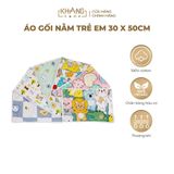  Áo Gối Nằm Cotton Chần Bông Trẻ Em Cao Cấp Khang Home 