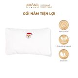  Gối Trẻ Em Tiện Lợi Khang Home Ruột Lông Vũ  ( Microfiber)Êm Mềm, Kháng Khuẩn 30x50cm 