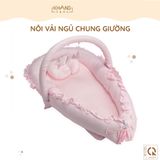  Nôi Vải Ngủ Chung Giường Cho Trẻ Sơ Sinh Khang Home - Cotton Thiên Nhiên Cao Cấp - Giặt Máy Tiện Lợi 