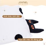 Gối Trẻ Em Hoạt Hình Ruột Lông Vũ ( Microfiber) Khang Home - An Toàn, Êm Ái Và Thoáng Mát Cho Bé 30x50cm