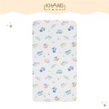 Ga Giường, Drap Bảo Vệ Nệm Vải Cotton Khang Home - thoáng mát, an toàn cho bé