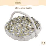Nôi Hoa Vải Trẻ Em Khang Home Tiện Lợi Và An Toàn Cho Trẻ Sơ Sinh