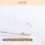 Gối Nằm Vải Xô Muslin Thêu Trái Bí Phiên Bản Halloween Cao Cấp KhangHome Thoáng Khí, Thấm Hút Nâng Niu Giấc Ngủ Của Bé