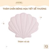 THẢM CHẦN BÔNG HỌA TIẾT DỄ THƯƠNG VẢI COTTON