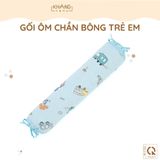 Gối Ôm Trẻ Em Khang Home - Chất Liệu 100% Vải Cotton Thiên Nhiên Thoáng Mát, An Toàn Cho Bé