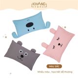 Gối Trẻ Em Hoạt Hình Ruột Lông Vũ ( Microfiber) Khang Home - An Toàn, Êm Ái Và Thoáng Mát Cho Bé 30x50cm