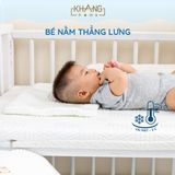 Nệm Cuộn Lót Cũi Mút PU Vải Mát CoolFabric Chần Bông Chống Thấm Khang Home - Gọn Nhẹ, Giải Nhiệt, An Toàn Cho Bé
