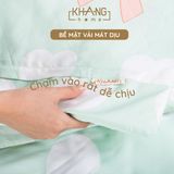  Túi Nệm Cho Bé Đi Học Vải Tencel Khang Home -  Chần Bông Thiên Nhiên Mềm Mát, Nhỏ Gọn, Tiện Lợi, Bé Say Giấc An Toàn Ở M 